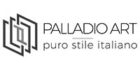Logo PalladioArt bianco nero